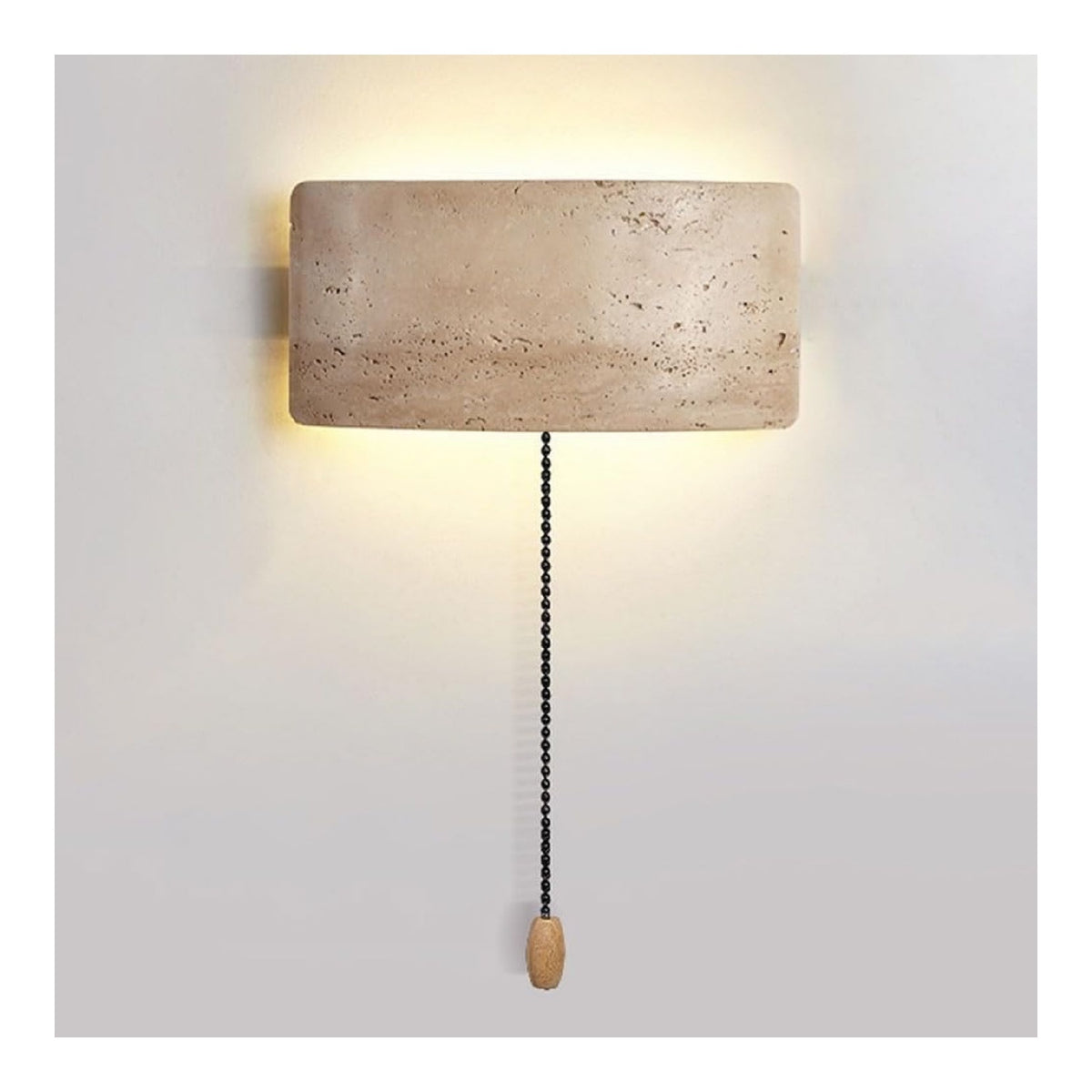 Solution lumineuse Ambre et Beige au dessin sobre en format applique murale