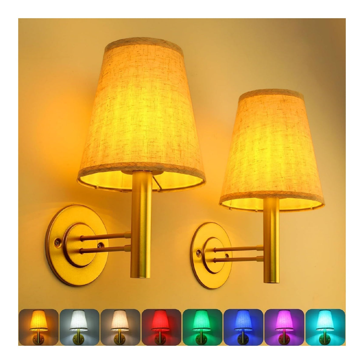 Applique murale decoratif Ambre avec diffusion lumineuse harmonieuse