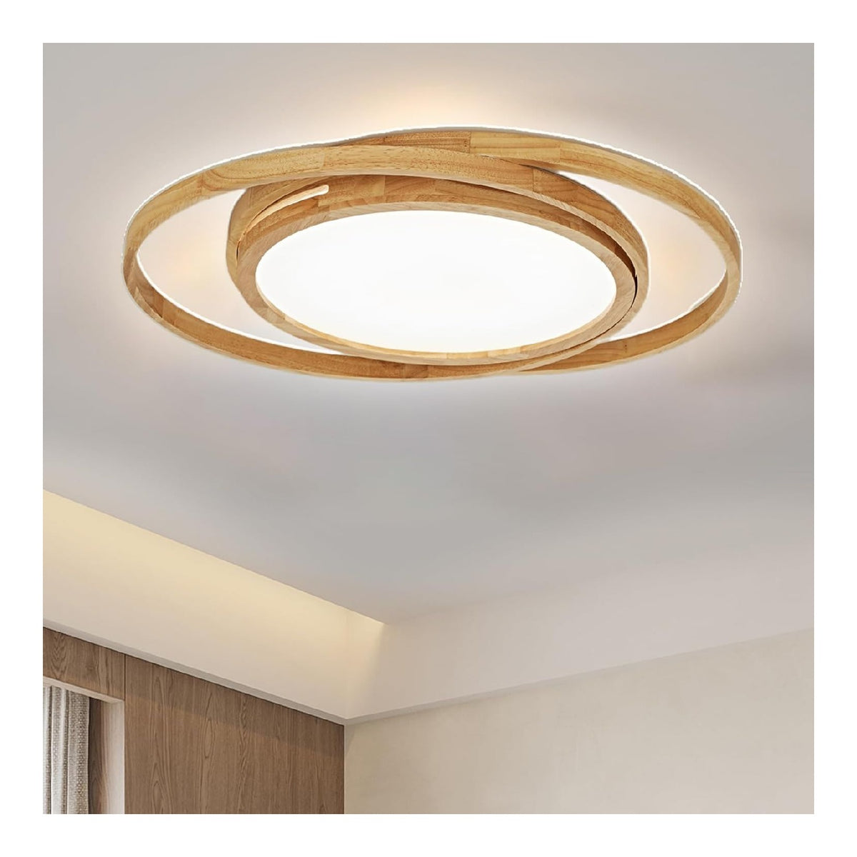 Plafonnier Ambre et Marron au style moderne avec conception fonctionnelle 150 W 2700K