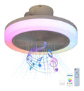 Solution lumineuse Blanc et Ambre au dessin sobre en format lustre 6000K