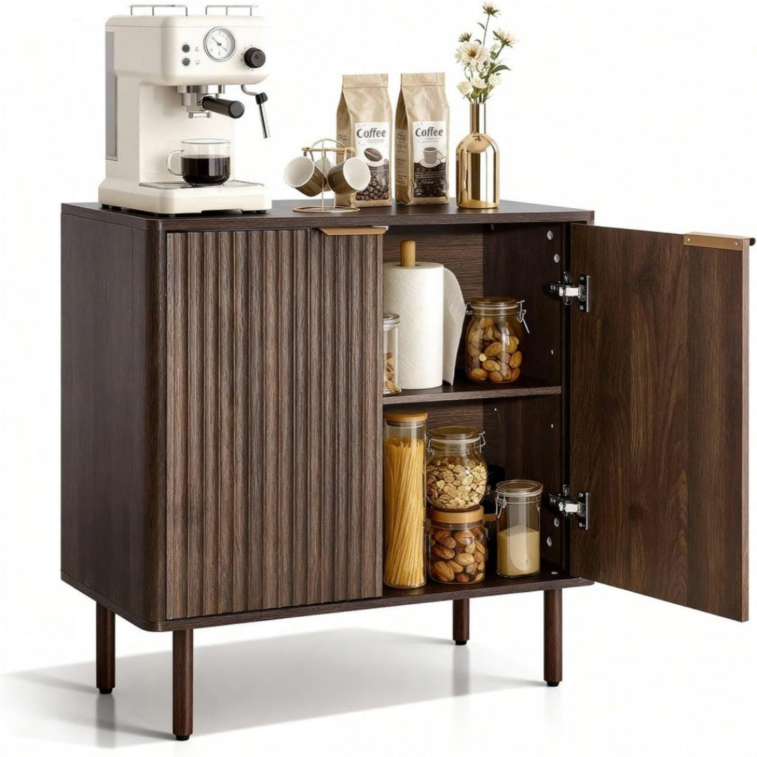 Rangements sur pied reglable noir
