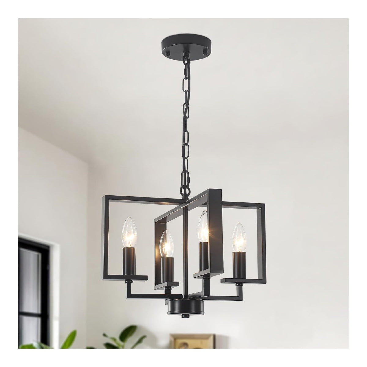 Solution lumineuse Noir et Dore au dessin sobre en format suspension 60 W E14