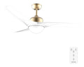 Luminaire Blanc et Dore aux lignes epurees avec eclairage confortable 60 W
