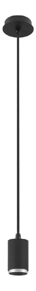 Luminaire Noir et Ambre a silhouette graphique de type suspension 10 W E27