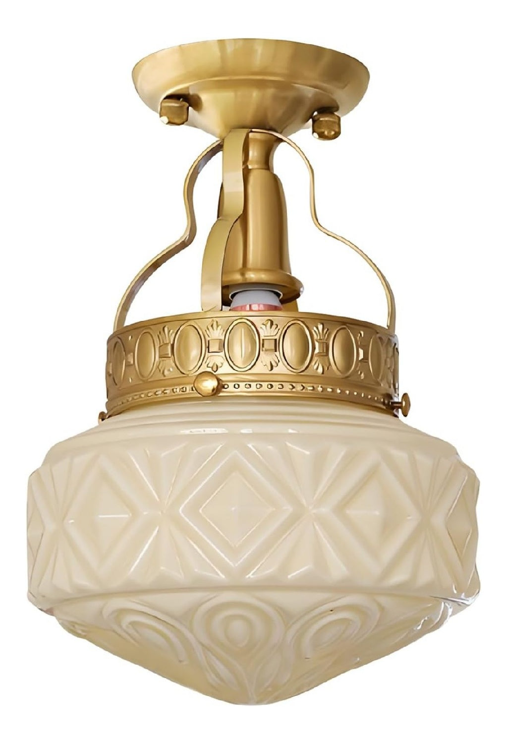 Solution lumineuse Dore et Ambre au dessin sobre en format plafonnier