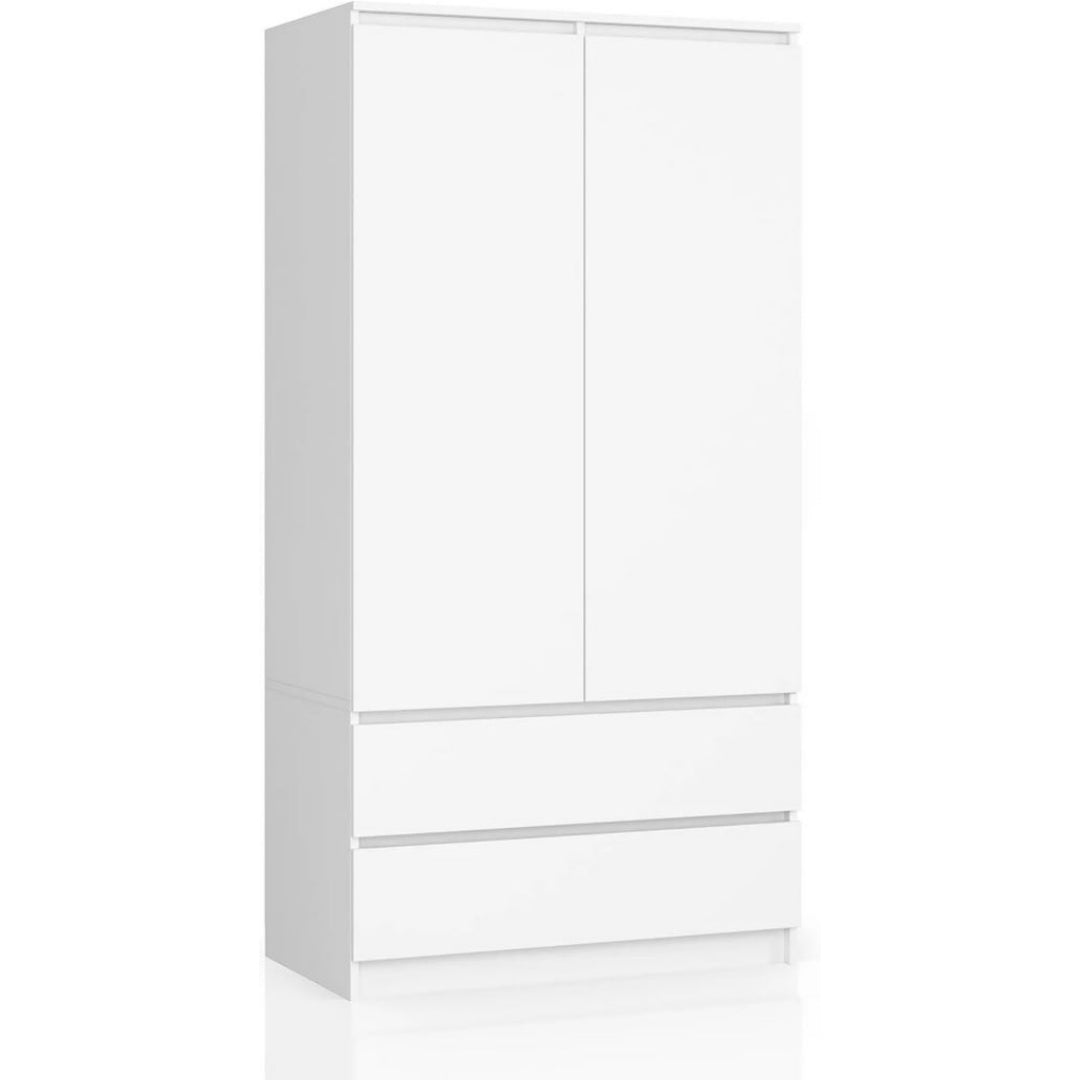 Armoires vitrees de presentation reglable finition bois blanc variante 2459