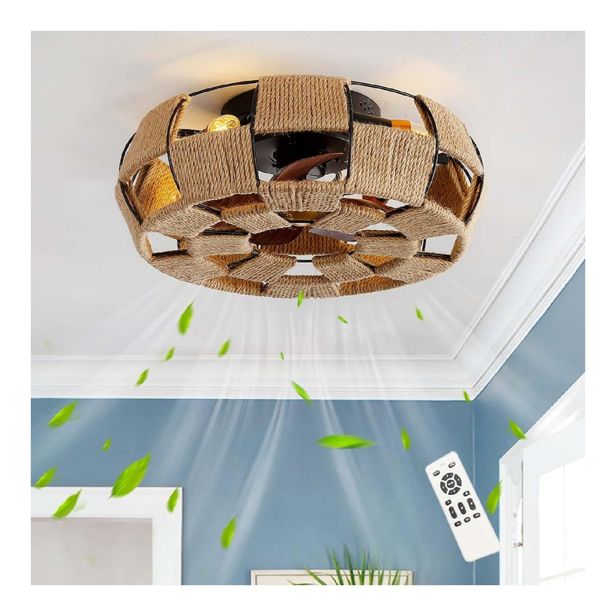 Plafonnier decoratif Ambre avec diffusion lumineuse harmonieuse