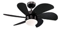 Luminaire Noir et Ambre a presence elegante et lumiere agreable E14