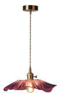 Suspension decoratif Ambre et Rouge avec diffusion lumineuse harmonieuse E27 6B-8894