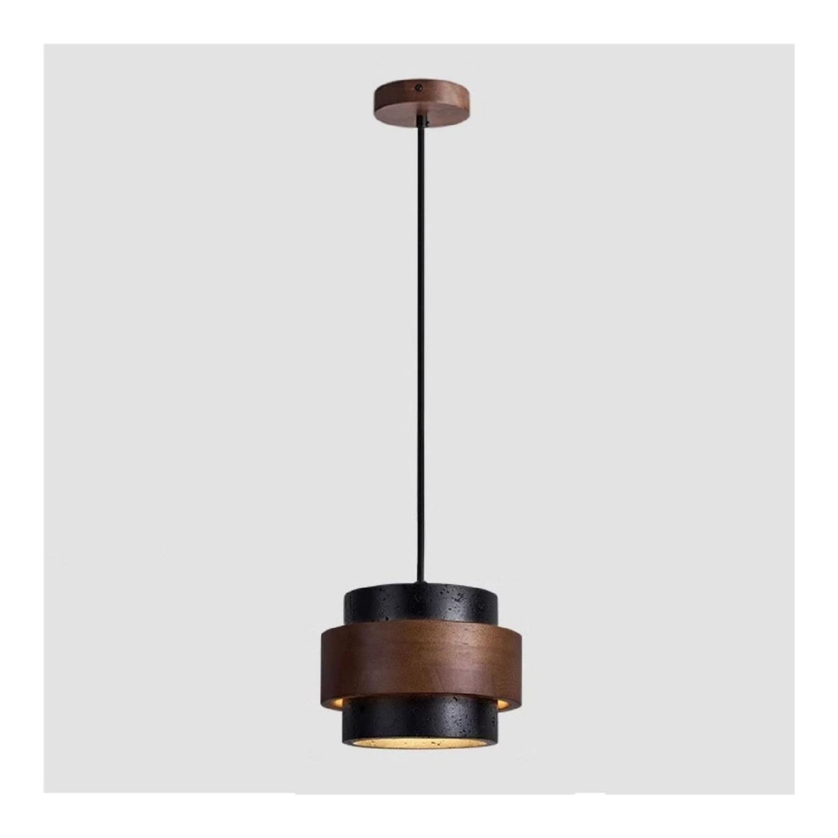 Eclairage Ambre et Vert contemporain en version suspension