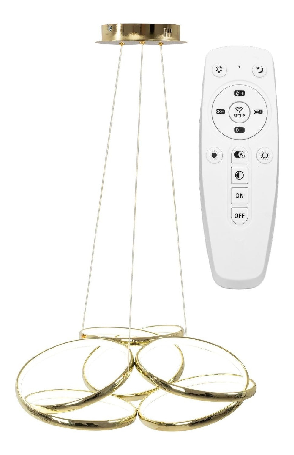 Suspension Ambre aux lignes epurees avec eclairage confortable