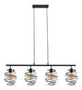 Eclairage Noir et Rouge contemporain en version suspension IP20 E27