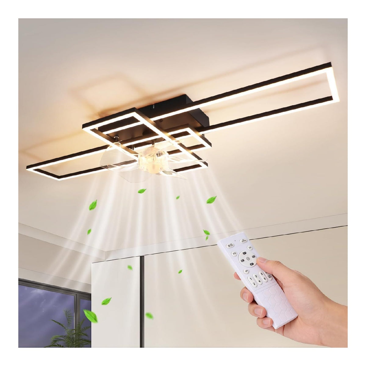 Luminaire decoratif Ambre avec diffusion lumineuse harmonieuse 41W 3000K