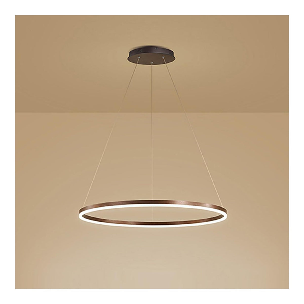 Suspension decoratif Noir et Blanc avec diffusion lumineuse harmonieuse 50W