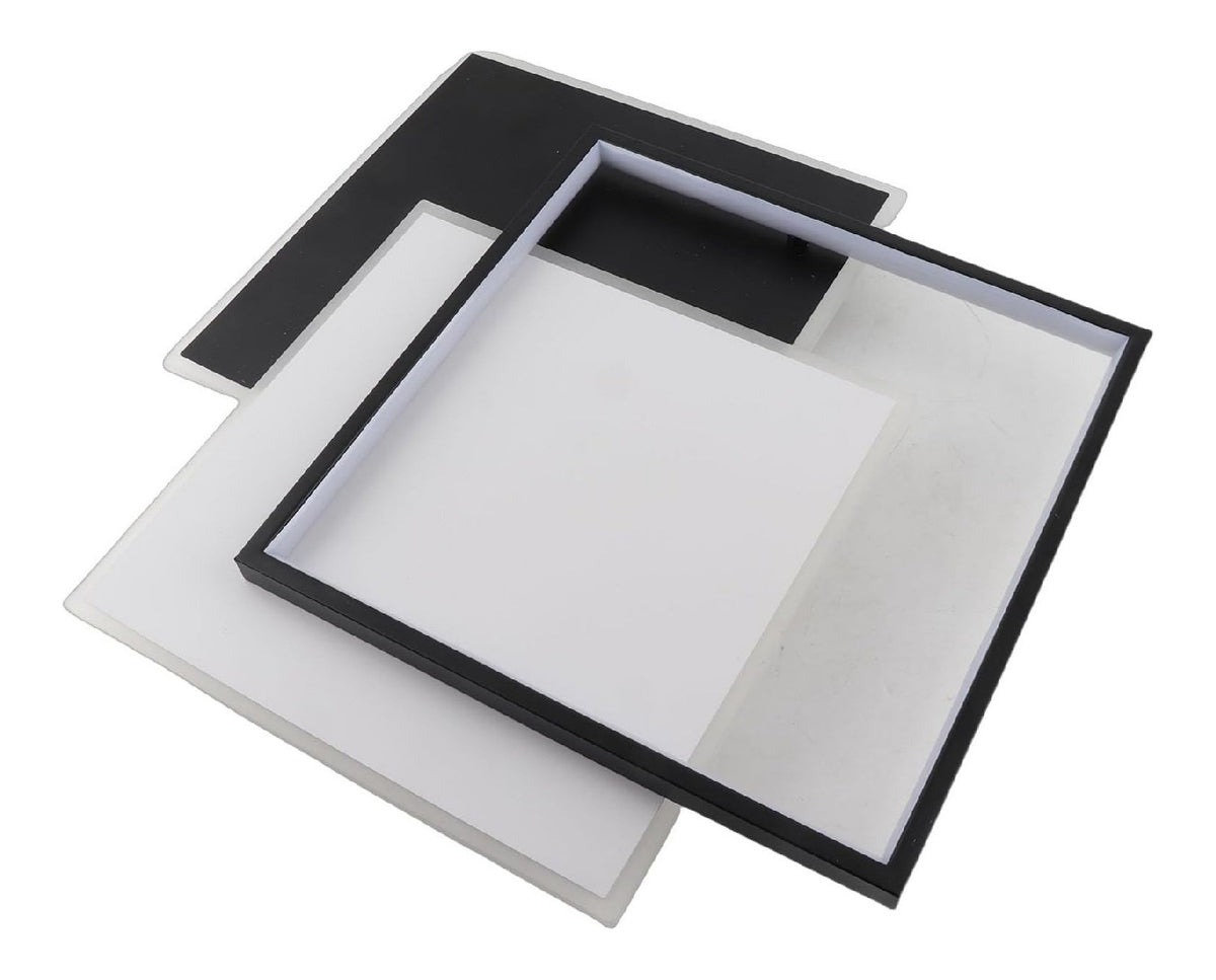 Plafonnier Blanc et Ambre au style moderne avec conception fonctionnelle 6G-4317
