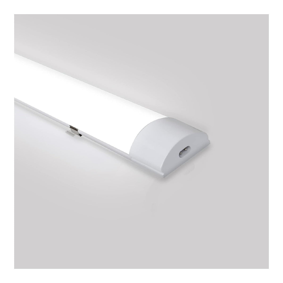 Plafonnier Blanc et Rouge a presence elegante et lumiere agreable 24W IP65 4000K