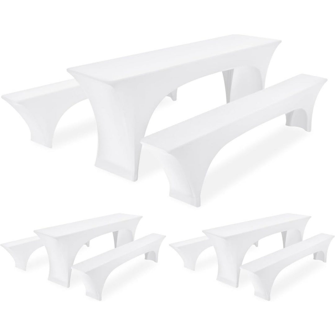 Bancs bout de lit finition bois creme