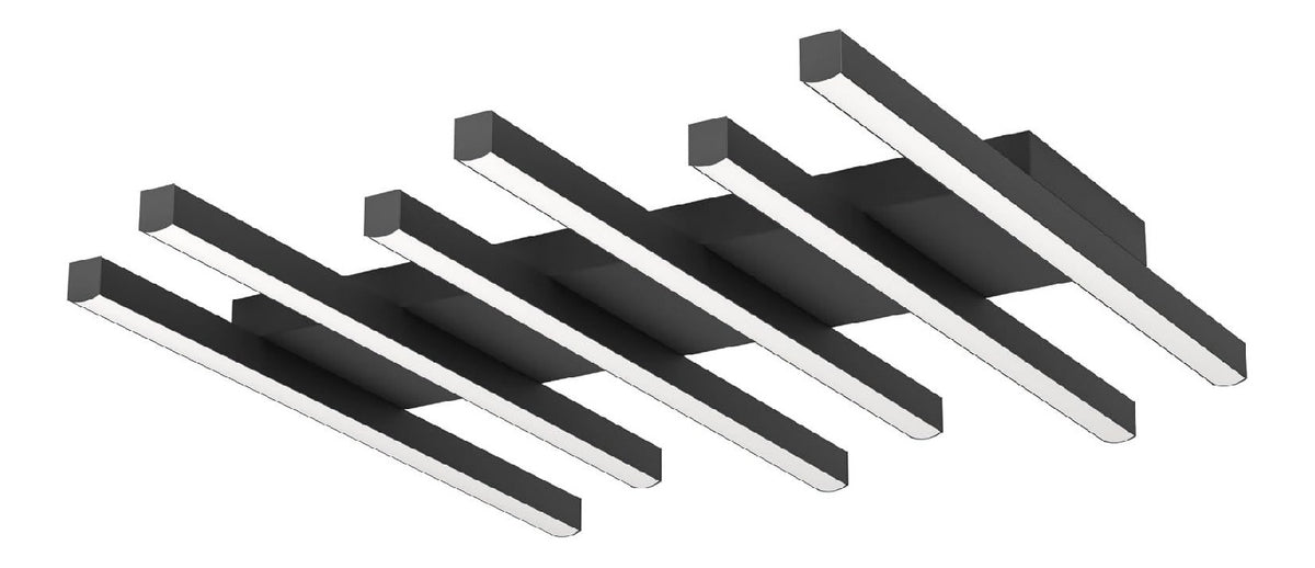 Luminaire Noir et Blanc a silhouette graphique de type plafonnier 29-5301