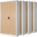 Rangements finition bois structure metal marron variante 1637