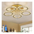 Solution lumineuse Dore et Ambre au dessin sobre en format lustre 3000K