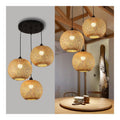 Suspension decoratif Noir et Ambre avec diffusion lumineuse harmonieuse 15W E27