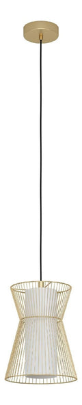 Solution lumineuse Noir et Blanc au dessin sobre en format suspension 40 W E27