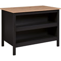 Rangements avec tiroirs finition bois naturel