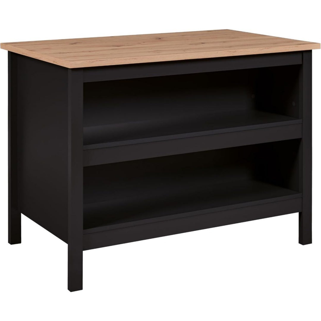 Rangements avec tiroirs finition bois naturel