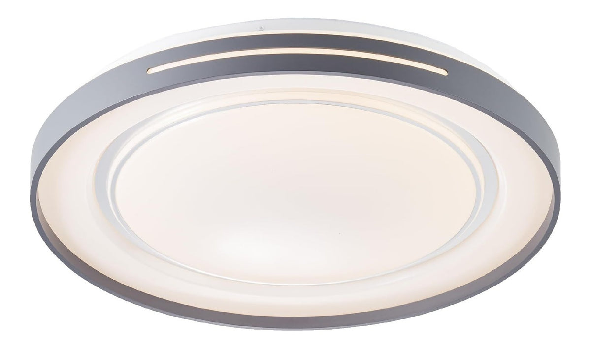 Applique murale decoratif Blanc et Gris avec diffusion lumineuse harmonieuse 30W