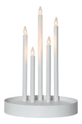 Solution lumineuse Blanc au dessin sobre en format suspension