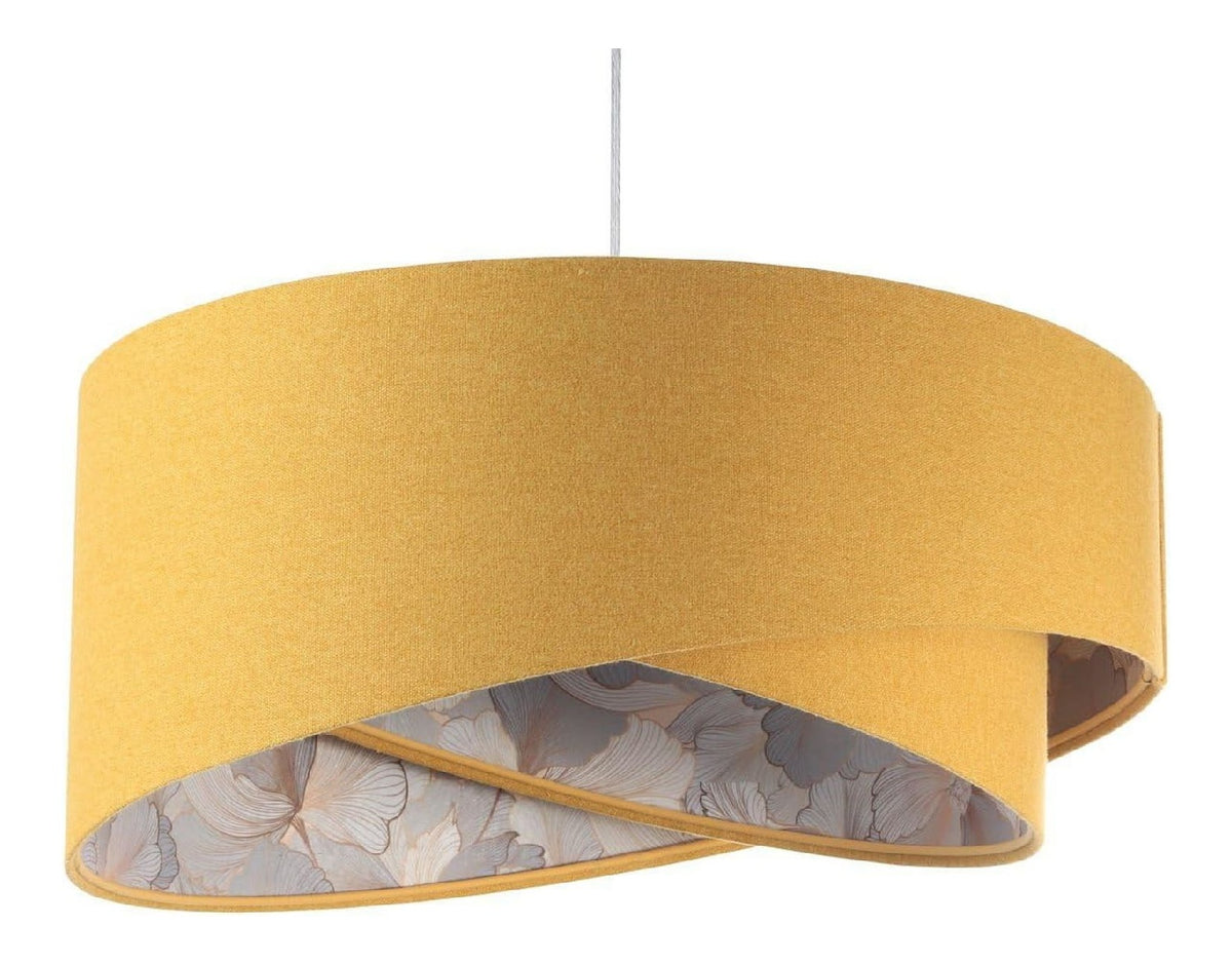Solution lumineuse Beige et Rouge au dessin sobre en format suspension 60 W IP20