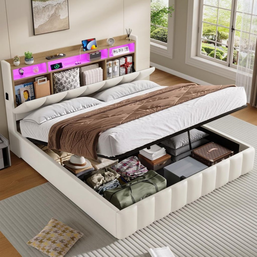 Tables de chevet avec tiroirs reglable naturel
