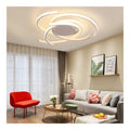 Eclairage Noir et Blanc contemporain en version plafonnier 72W 6500K