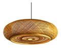 Suspension Ambre et Rouge aux lignes epurees avec eclairage confortable 60 W E27