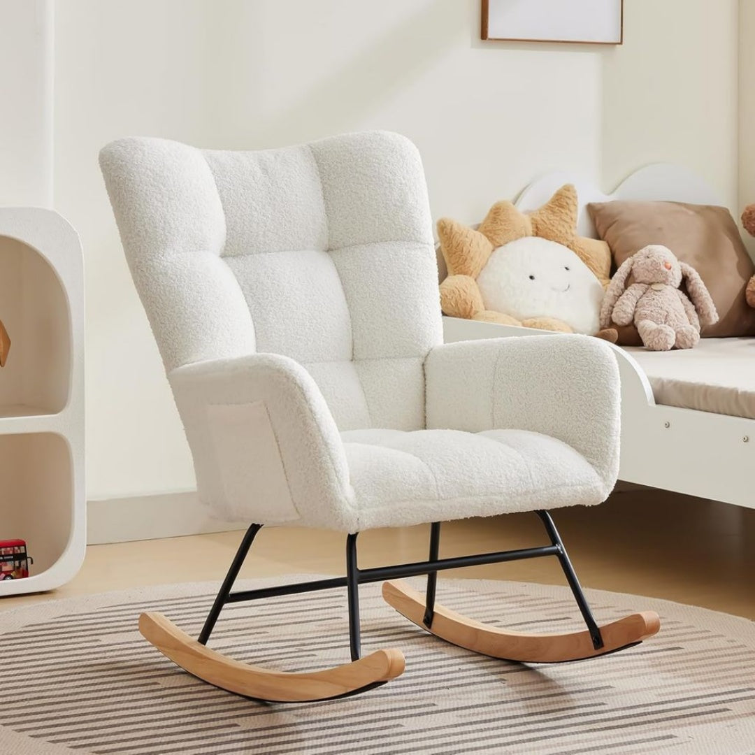 Fauteuils a bascule reglable inclinable noir