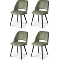 Chaises sur roulettes reglable vert