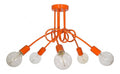 Suspension Ambre au style moderne avec conception fonctionnelle 60W E27