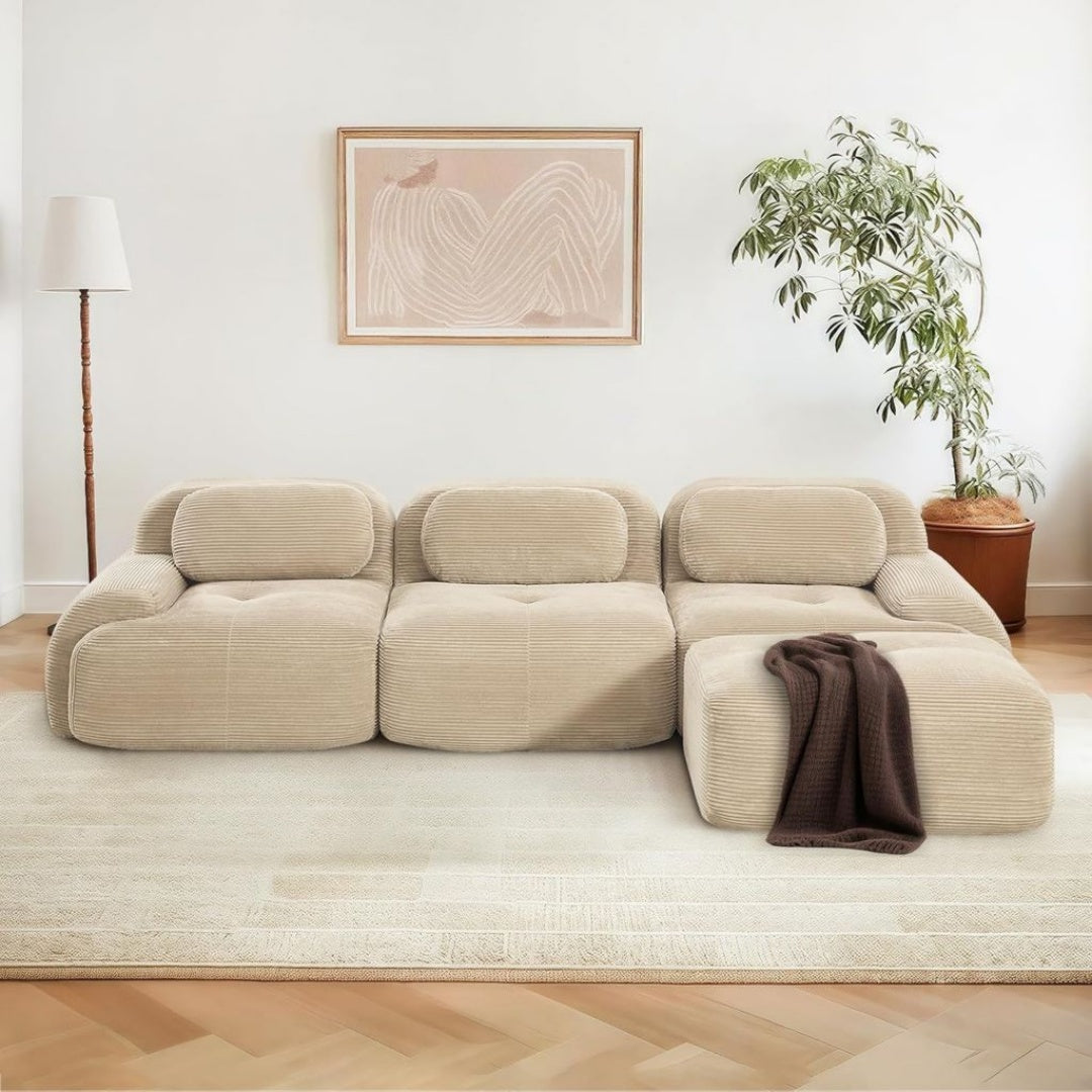 Cadres de lit beige