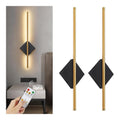 Solution lumineuse Noir et Blanc au dessin sobre en format applique murale 3000K